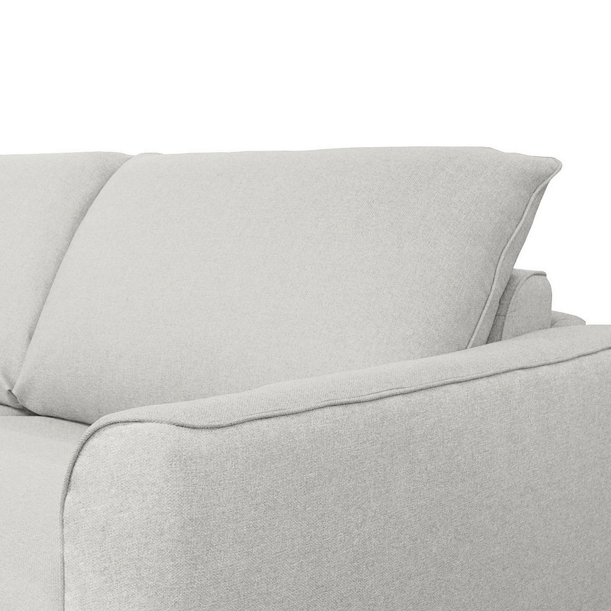 SCHLAFSOFA in Textil Grau  - Buchefarben/Grau, Design, Holz/Textil (195/90/102cm) - Livetastic
