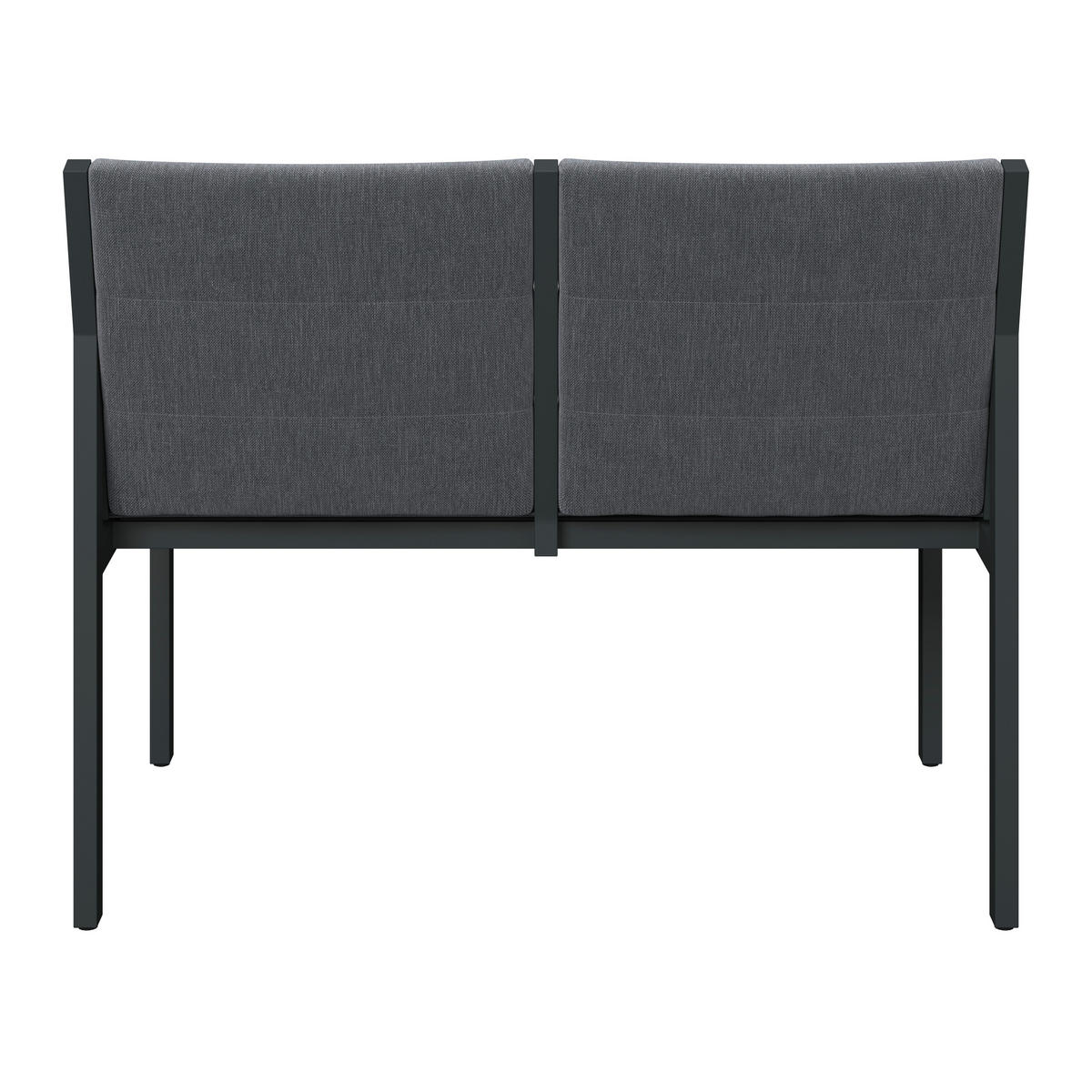 LOUNGESOFA  - Anthrazit/Grau, MODERN, Textil/Metall (100/82/62cm) - Amatio