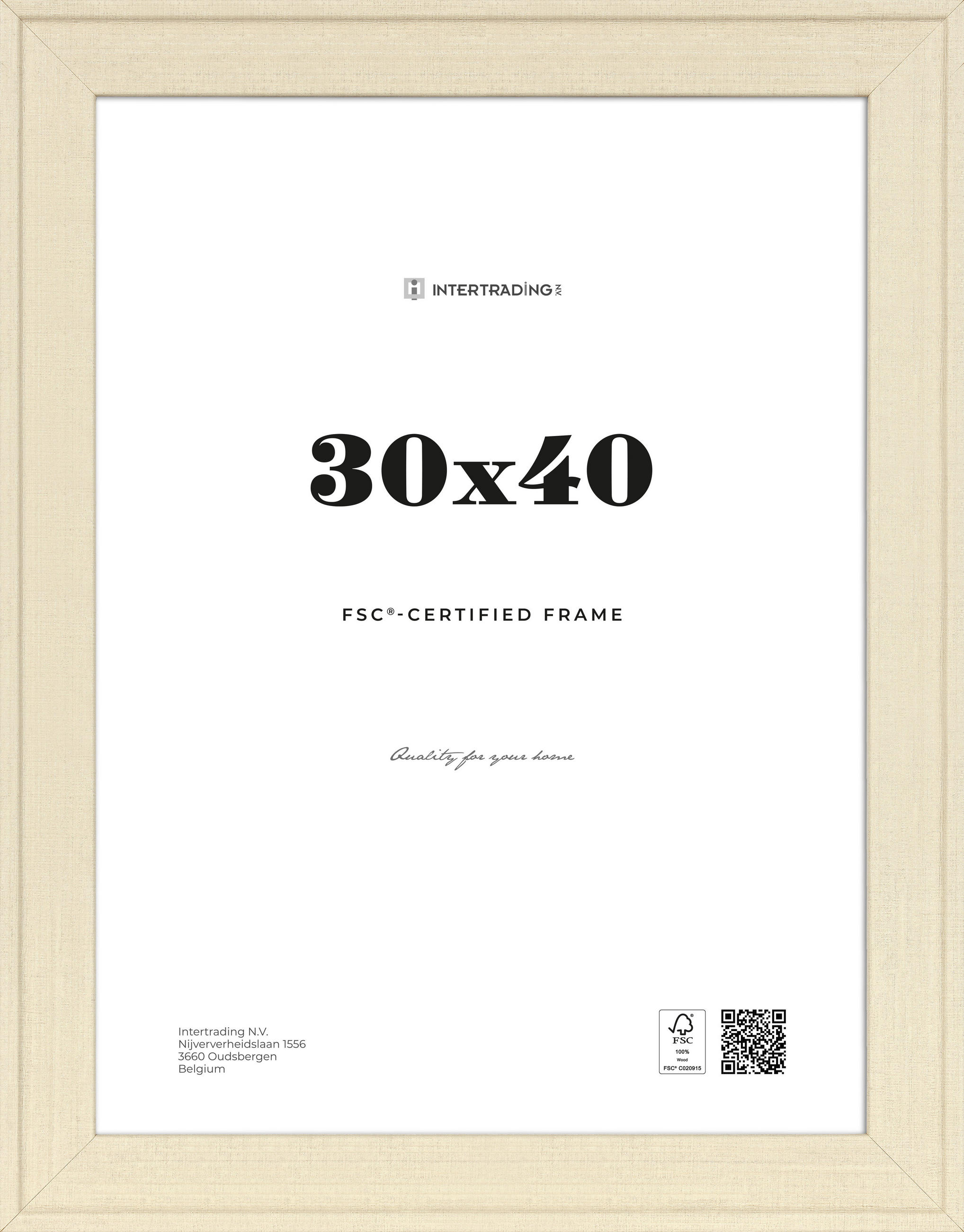 BILDERRAHMEN 36,2/1,6/46,2 cm  - Beige, Basics, Holzwerkstoff (36,2/1,6/46,2cm)