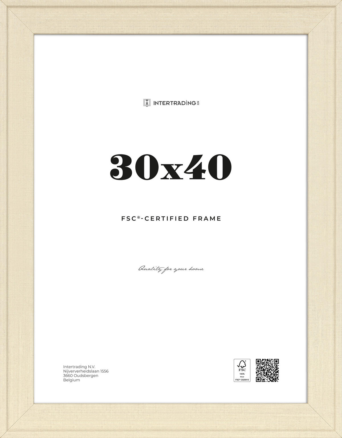 BILDERRAHMEN 36,2/1,6/46,2 cm  - Beige, Basics, Holzwerkstoff (36,2/1,6/46,2cm)