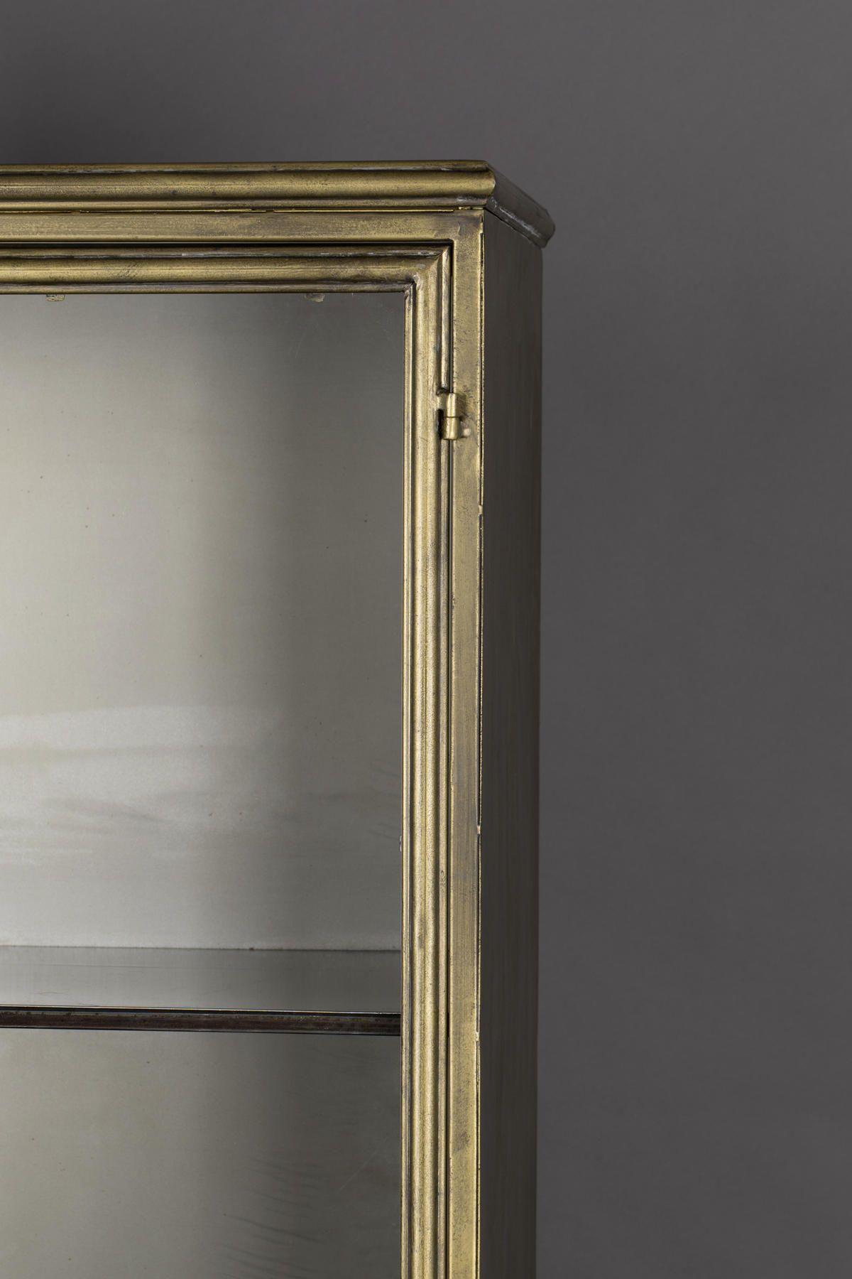 VITRIN sárgaréz  - sárgaréz, Design, Üveg/fém (63,5/184/41,5cm) - Dutchbone