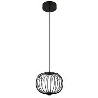 VISEČA LED-SVETILKA   //3000 K/230 V/ - črna, Basics, kovina/umetna masa (30/150cm) - Globo