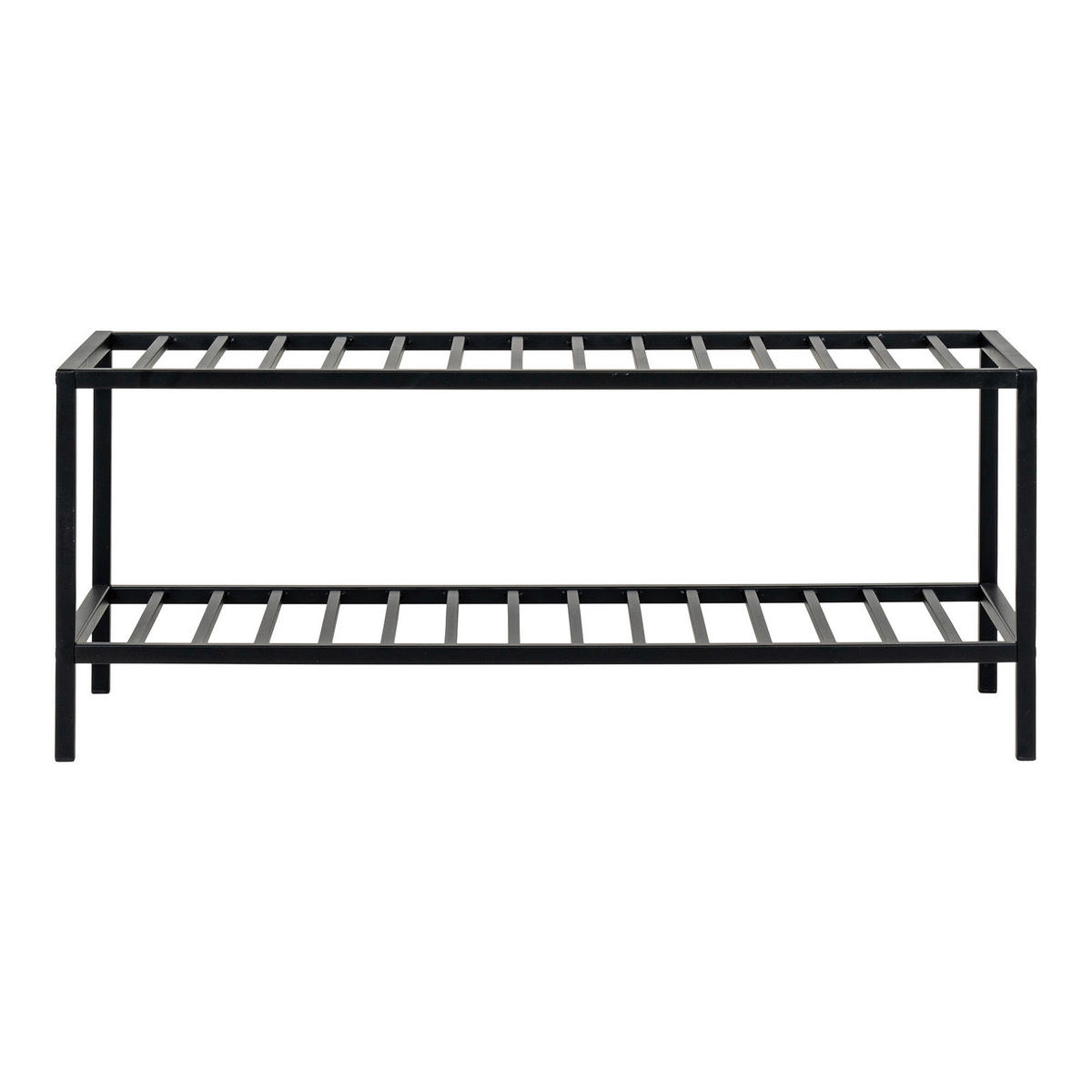 SCHUHREGAL Schwarz  - Schwarz, Design, Metall (79/32/34cm) - MID.YOU