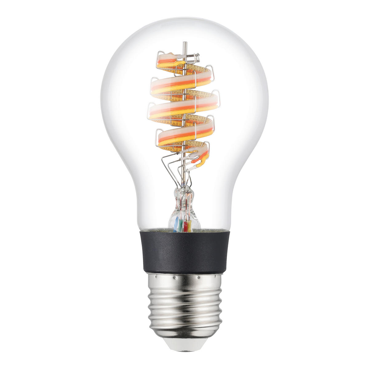 LED-LEUCHTMITTEL   E27 4,9 W  - Klar, Basics, Glas (6/12cm) - Eglo