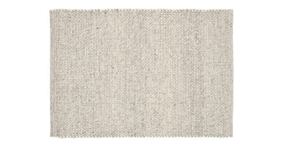HANDWEBTEPPICH 90/160 cm Havre Grau, Hellgrau, Beige  - Beige/Hellgrau, Basics, Textil (90/160cm) - Linea Natura