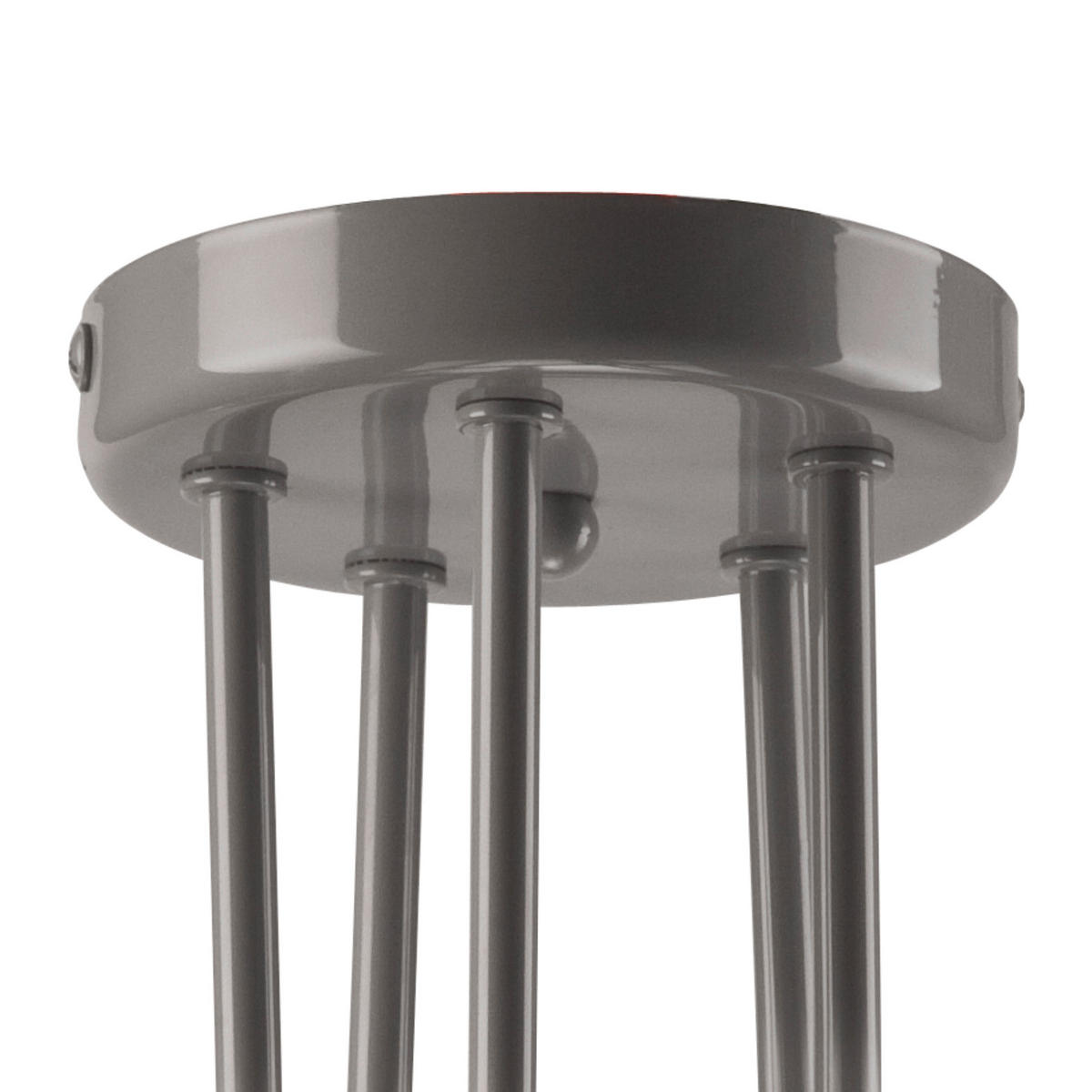 DECKENLEUCHTE Camilla 30/46 cm   - Hellgrau, Basics, Metall (30/46cm)