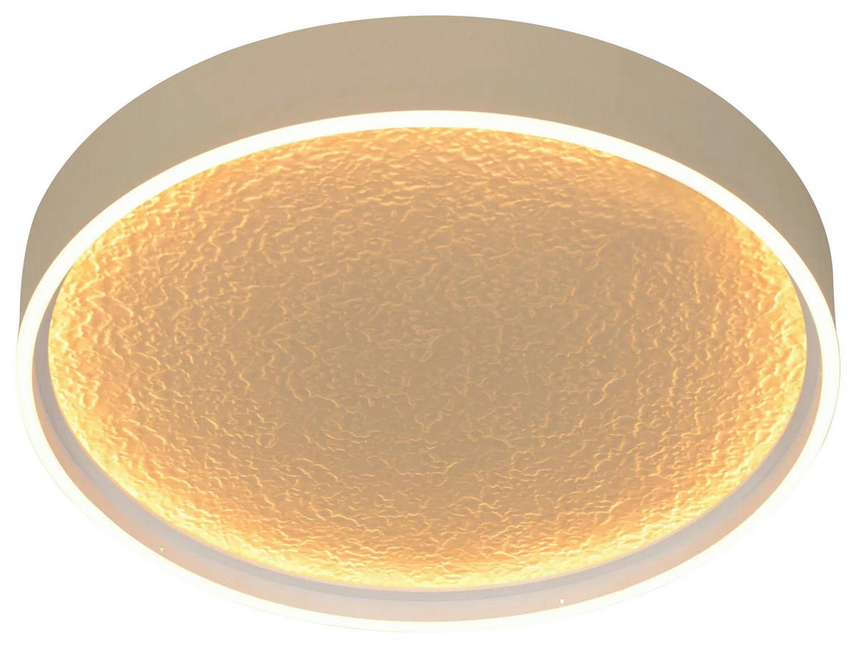 Plafonieră Cu Led  40/6,5 cm    - nisipiu, Design, plastic/metal (40/6,5cm)