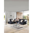 ECKSOFA in Struktur Schwarz  233/313 cm  - Schwarz, Design, Kunststoff/Textil (233/313cm) - Emilio Belluti