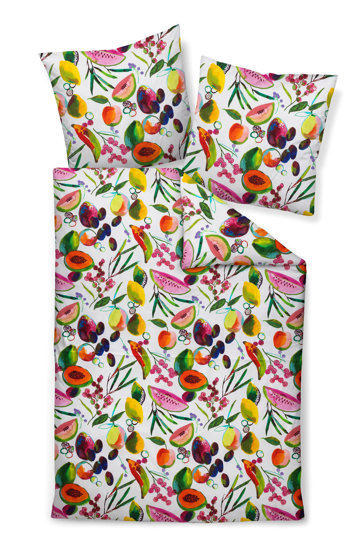 POSTEĽNÁ BIELIZEŇ, makosatén, viacfarebná, 140/200 cm  - viacfarebná, Basics, textil (140/200cm) - Janine