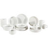 KOMBISERVICE TIMELESS 20-teilig  - Weiß, Trend, Keramik - Novel