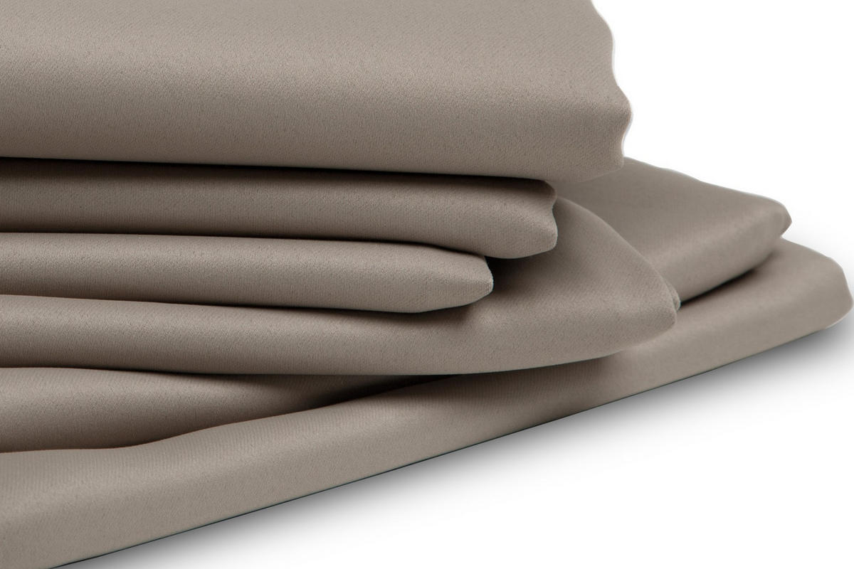 VERDUNKELUNGSVORHANG Verdunkelung  - Taupe, Basics, Textil (140/260cm)