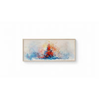 LEINWANDBILD Multicolor 120/50 cm  - Beige/Multicolor, Basics, Holz (120/50cm) - X-Mas