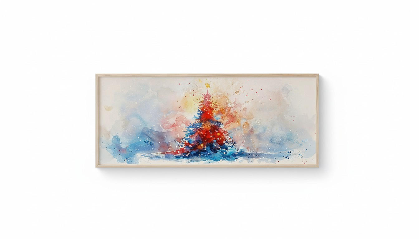 X-Mas Leinwandbild Artnwyyty17-50120 Mehrfarbig 120x50 cm