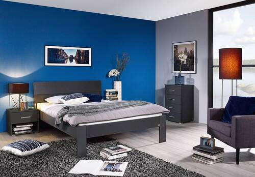 BETT 140/200 cm  in Grau  - Grau, Basics (140/200cm) - Xora