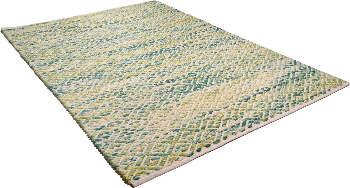 HANDWEBTEPPICH 160/230 cm Grün  - Grün, Basics, Textil (160/230cm) - Tom Tailor