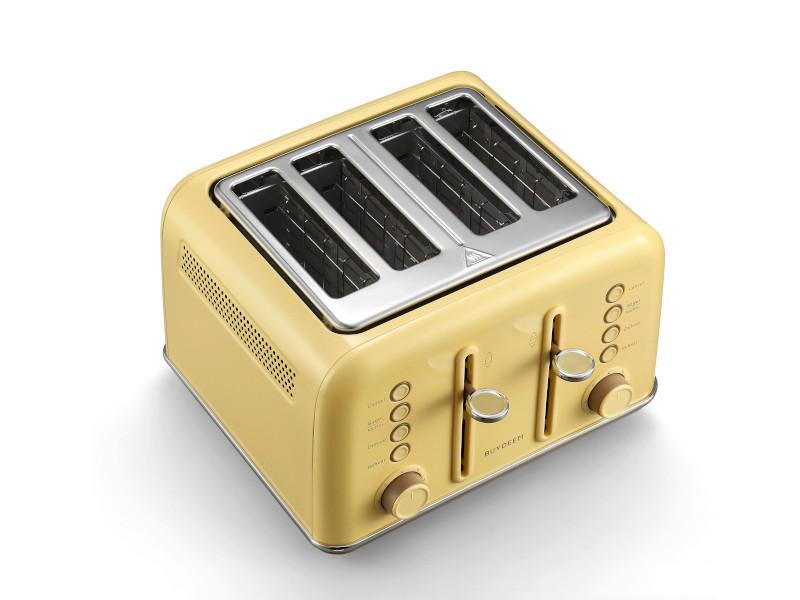 KENYÉRPIRÍTÓ - világossárga, Basics, fém (29/22/32cm) - BUYDEEM