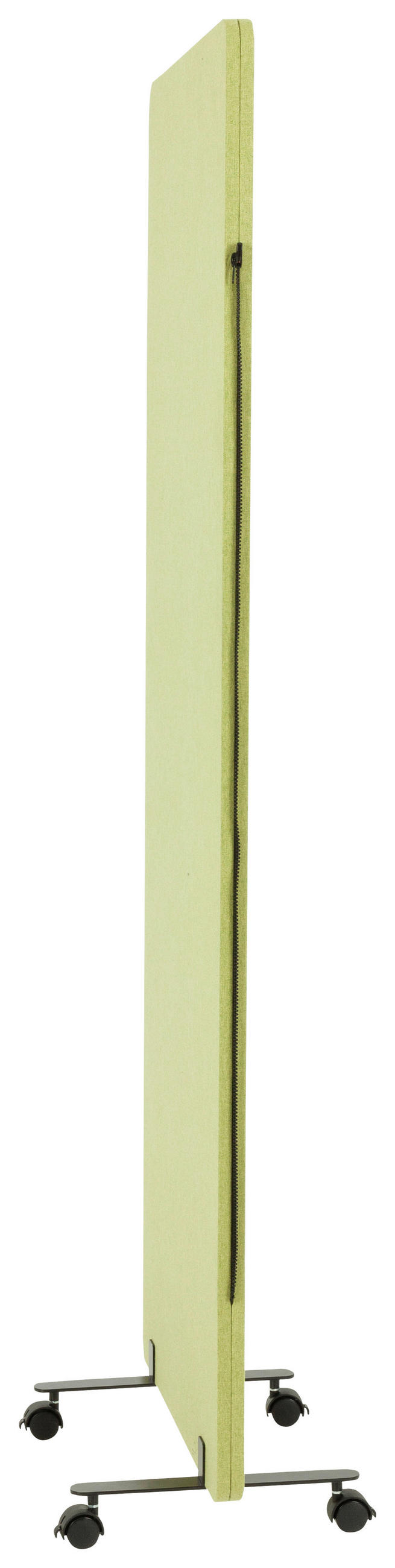 MELLANVÄGG  i metall, plast, textil  ljusgrön  - ljusgrön, Basics, metall/textil (60/177/3cm) - MID.YOU