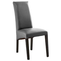 STUHL  Beinauswahl, Stoffauswahl Lederlook  - Buche Kolonial/Grau, KONVENTIONELL, Holz/Textil (47/102/57cm) - Carryhome