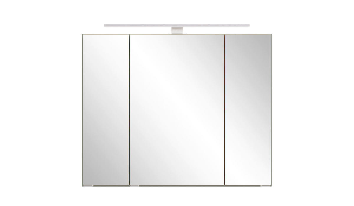 BADEZIMMER 2-teilig  in  - Schilfgrün/Wildeiche, Trend, Glas/Holzwerkstoff (80/200/47cm) - Held