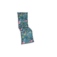RELAXSESSELAUFLAGE Flamingo  - Blau/Rosa, Basics, Textil (50/7/170cm)