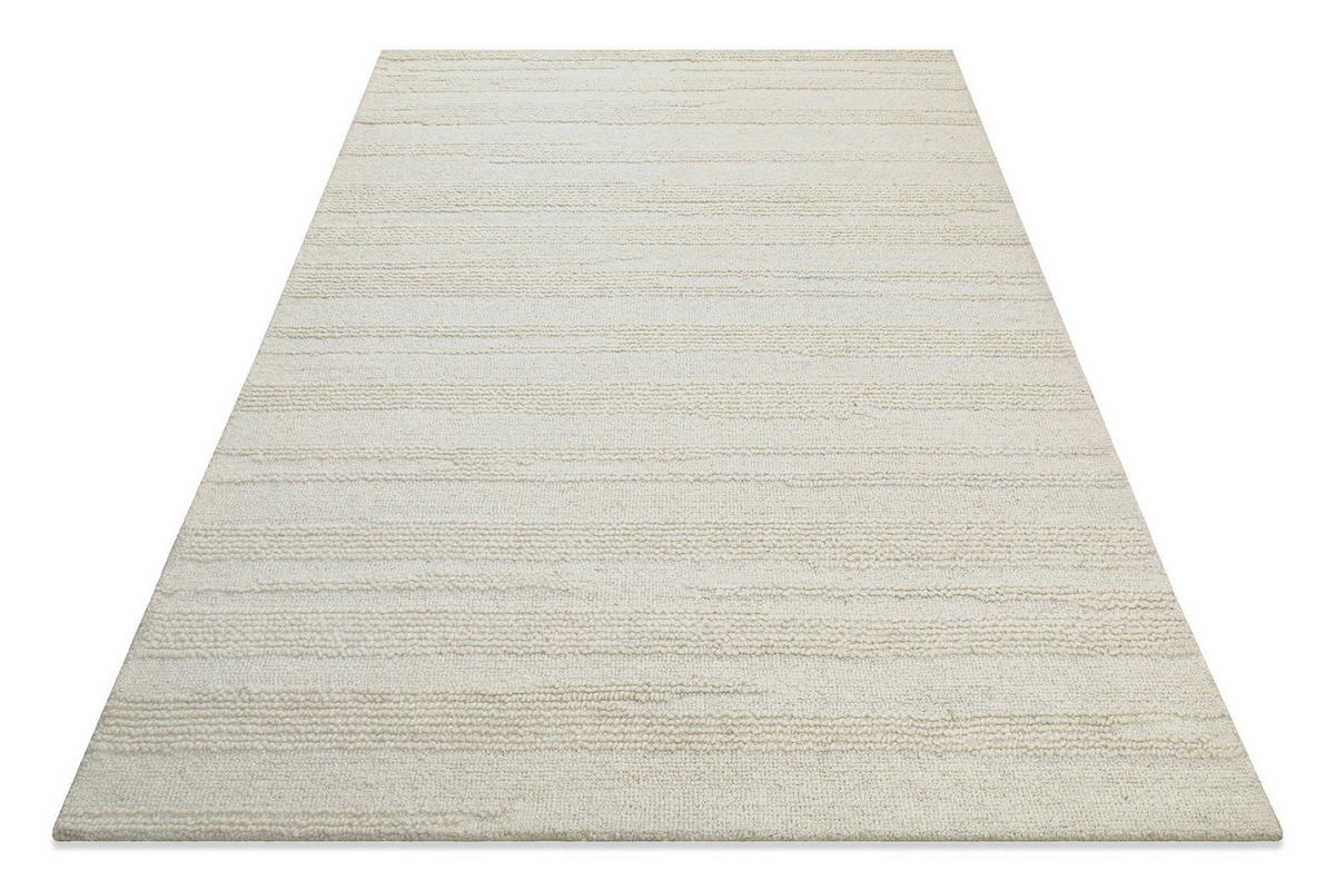 WEBTEPPICH Wohnzimmer 70/140 cm Hamptons Twentyseven Creme rechteckig  - Creme, Design, Textil (70/140cm) - WECON HOME