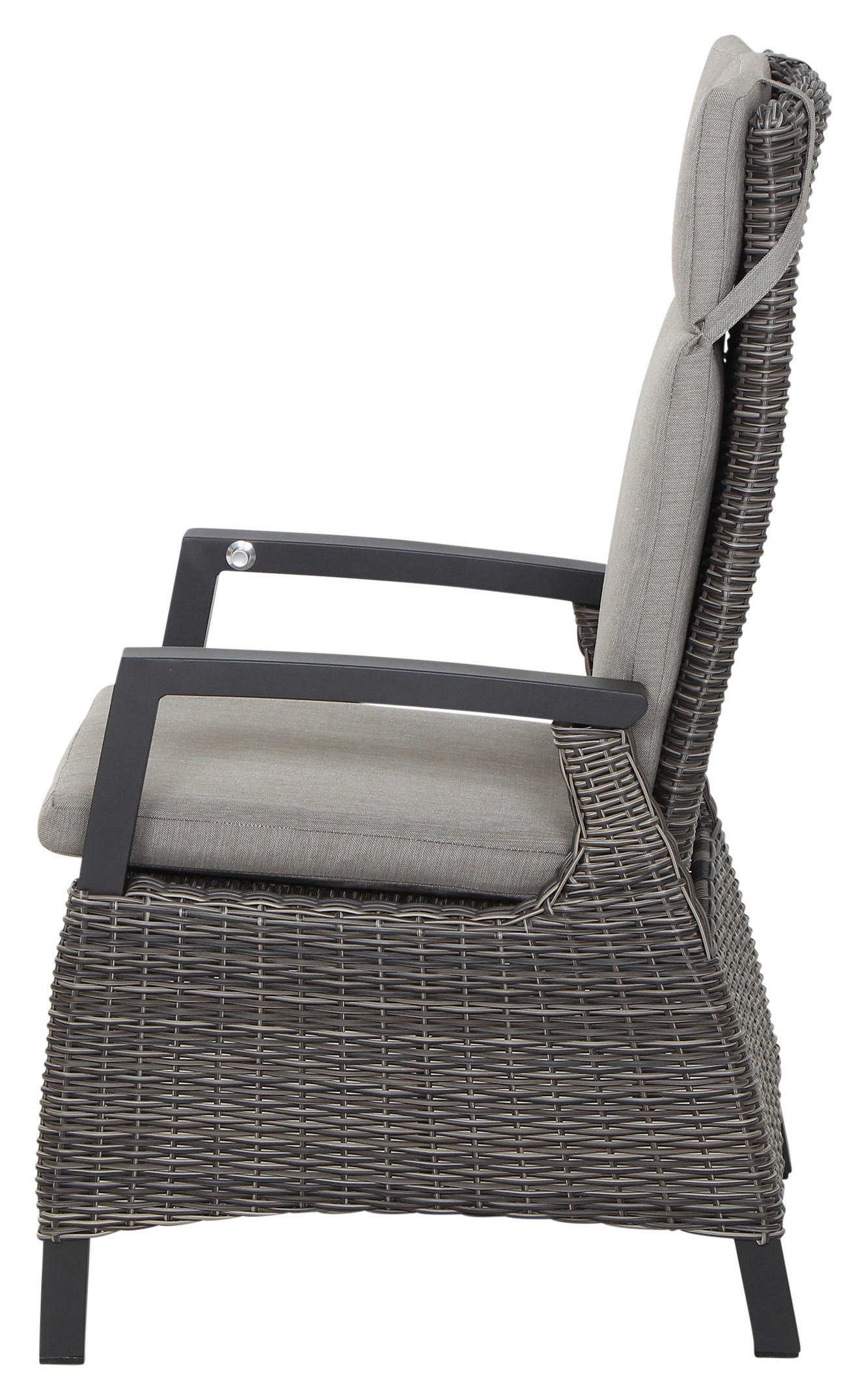 GARTENGARNITUR 7-teilig Aluminium  - Grau, Basics, Keramik/Kunststoff (100/109/200cm) - Siena Garden