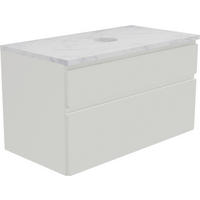 WASCHBECKENUNTERSCHRANK 90/55/47 cm  - Creme/Weiß, MODERN, Holzwerkstoff (90/55/47cm) - Welnova