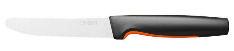PARADICSOMVÁGÓ KÉS 12 cm  - fekete/narancs, Basics, műanyag (12cm) - Fiskars