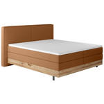 BOXSPRINGBETT 180/200 cm  in Braun  - Schwarz/Braun, Natur, Holz/Textil (180/200cm) - Valnatura