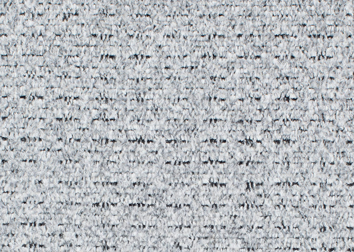 HOCKER in Textil Grau  - Schwarz/Grau, MODERN, Kunststoff/Textil (88/43/66cm) - Hom`in
