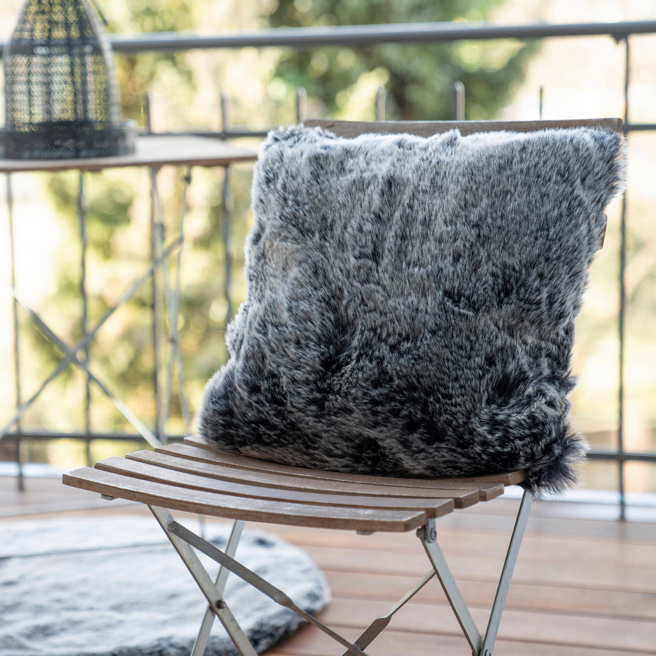 ZIERKISSEN  40/40 cm   - Anthrazit, Design, Textil (40/40cm) - Obsession