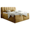 BOXSPRINGBETT 200/220 cm  in Goldfarben  - Goldfarben/Schwarz, LIFESTYLE, Holzwerkstoff/Kunststoff (200/220cm) - Boxxx