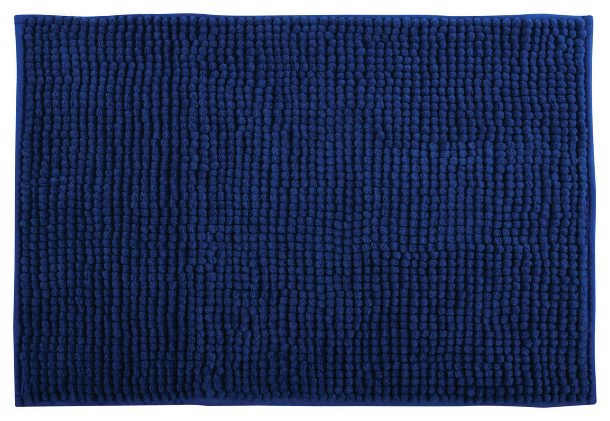 BADTEPPICH Dunkelblau 50/80 cm  - Dunkelblau, KONVENTIONELL (50/80cm) - Spirella