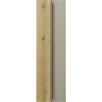 HÄNGESCHRANK 38,4/134,4/33,1 cm  - Wildeiche/Titanfarben, ROMANTIK / LANDHAUS, Glas/Holz (38,4/134,4/33,1cm) - Musterring
