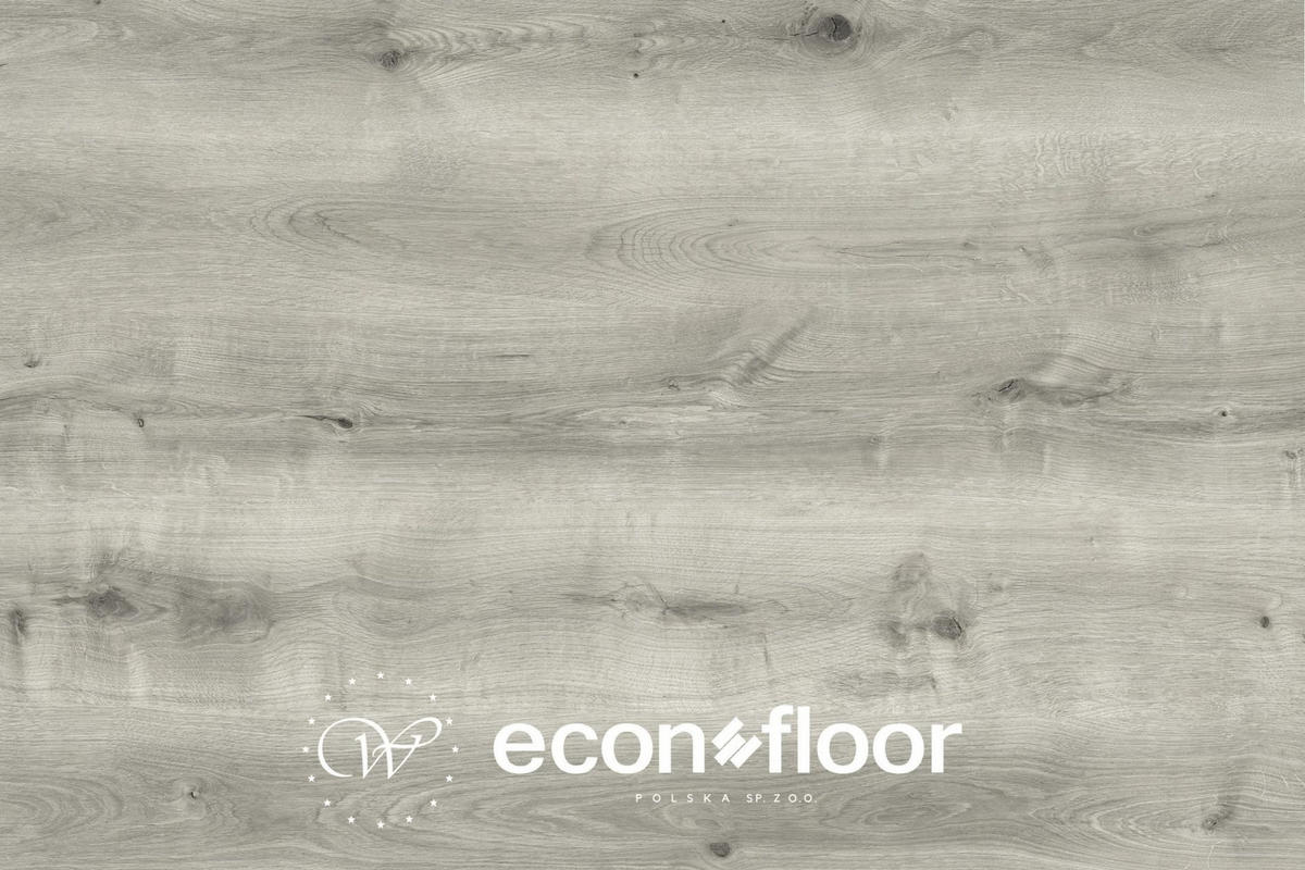 VINYLBODEN Econfloor LA BOHEME 55 ONTANO WHITE  per  m² - Hellgrau, Basics, Kunststoff/Stein (23/128/0,57cm)
