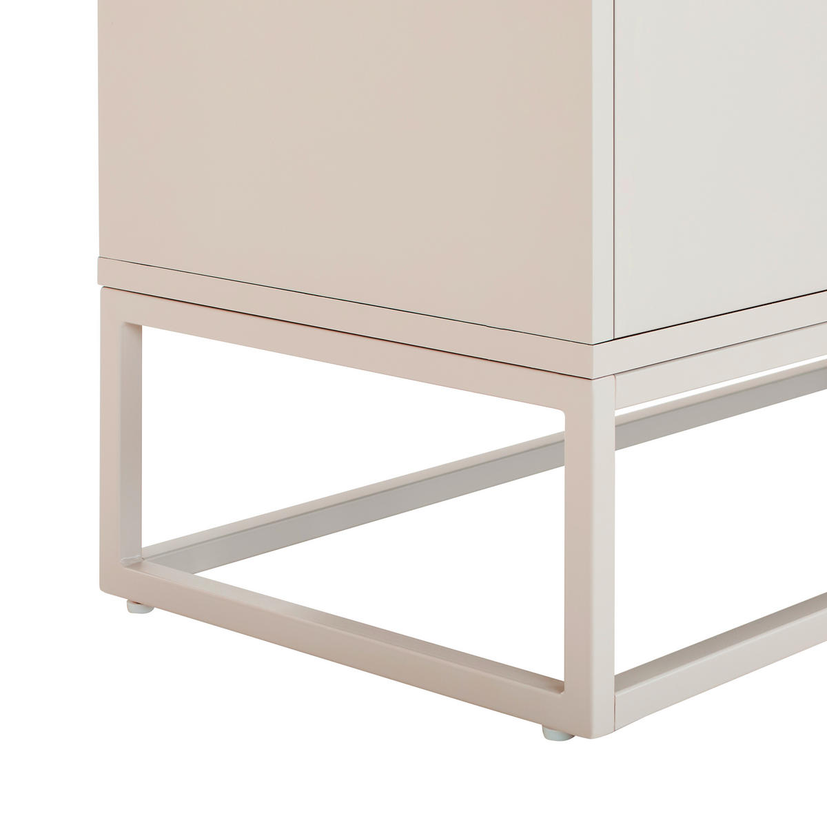 SIDEBOARD Libreville 180/52/40 cm  - Kaschmir/Weiß, Design, Holzwerkstoff/Metall (180/52/40cm) - MID.YOU