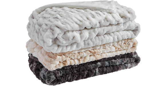 FELLDECKE BENGAL 150/200 cm  - Beige/Naturfarben, Basics, Textil (150/200cm) - Novel