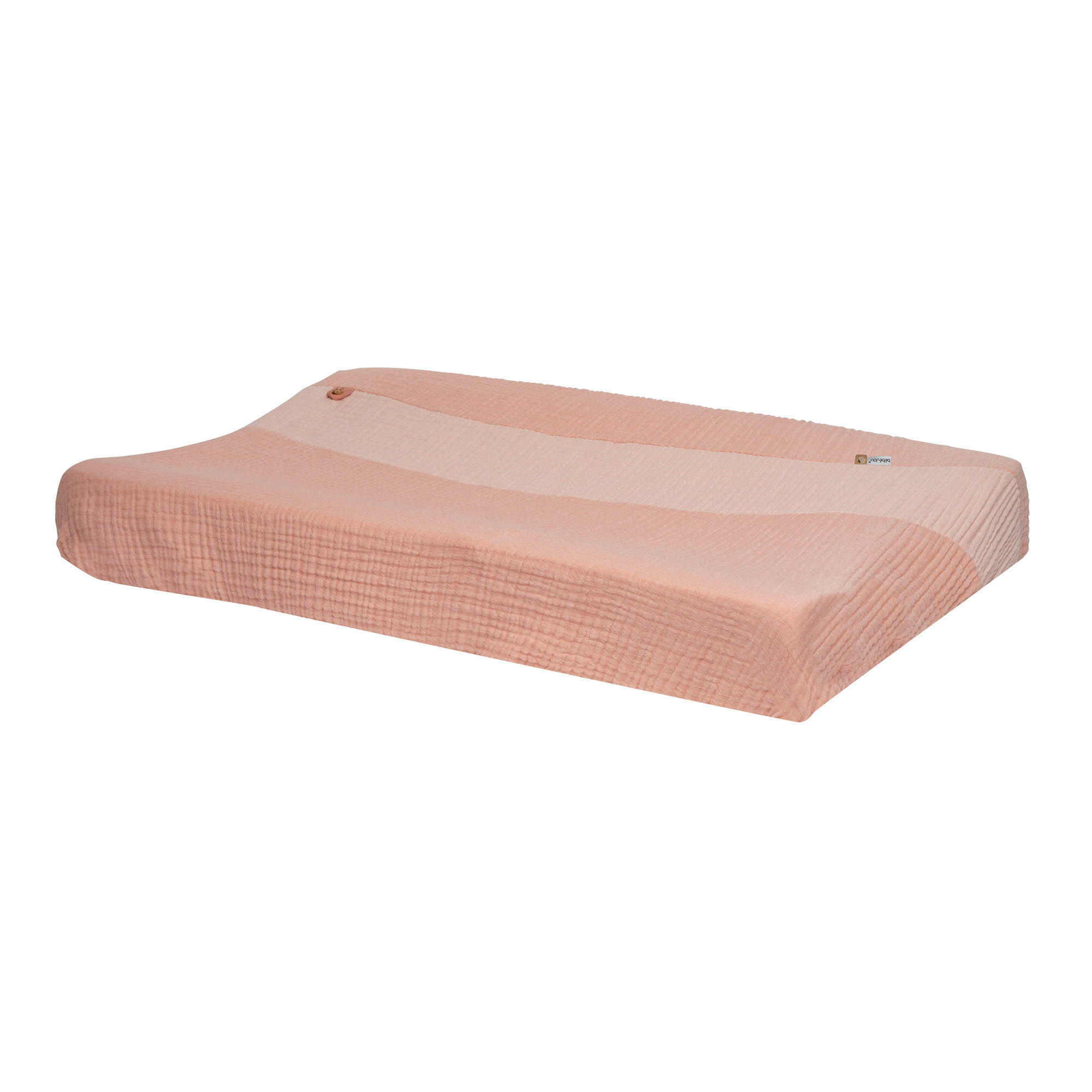 WICKELAUFLAGENBEZUG Pure Cotton Pink  - Altrosa, Basics, Textil (77/44/10cm) - Bebe Jou