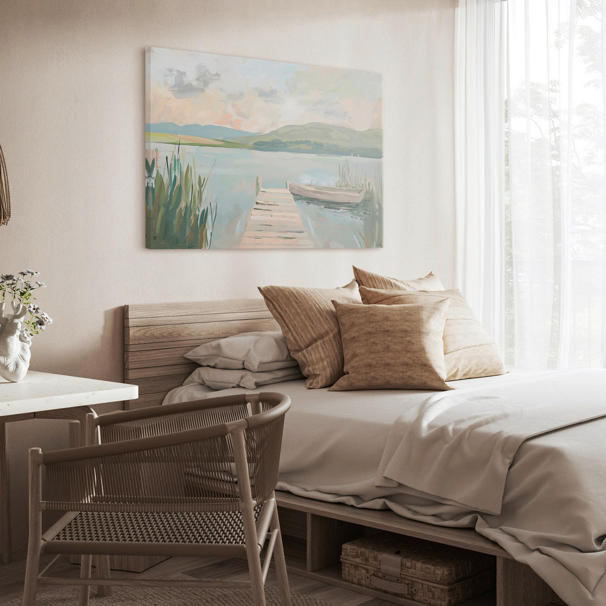 LEINWANDBILD Landschaft & Natur 70/100 cm  - Multicolor, Basics, Holz/Textil (70/100cm)