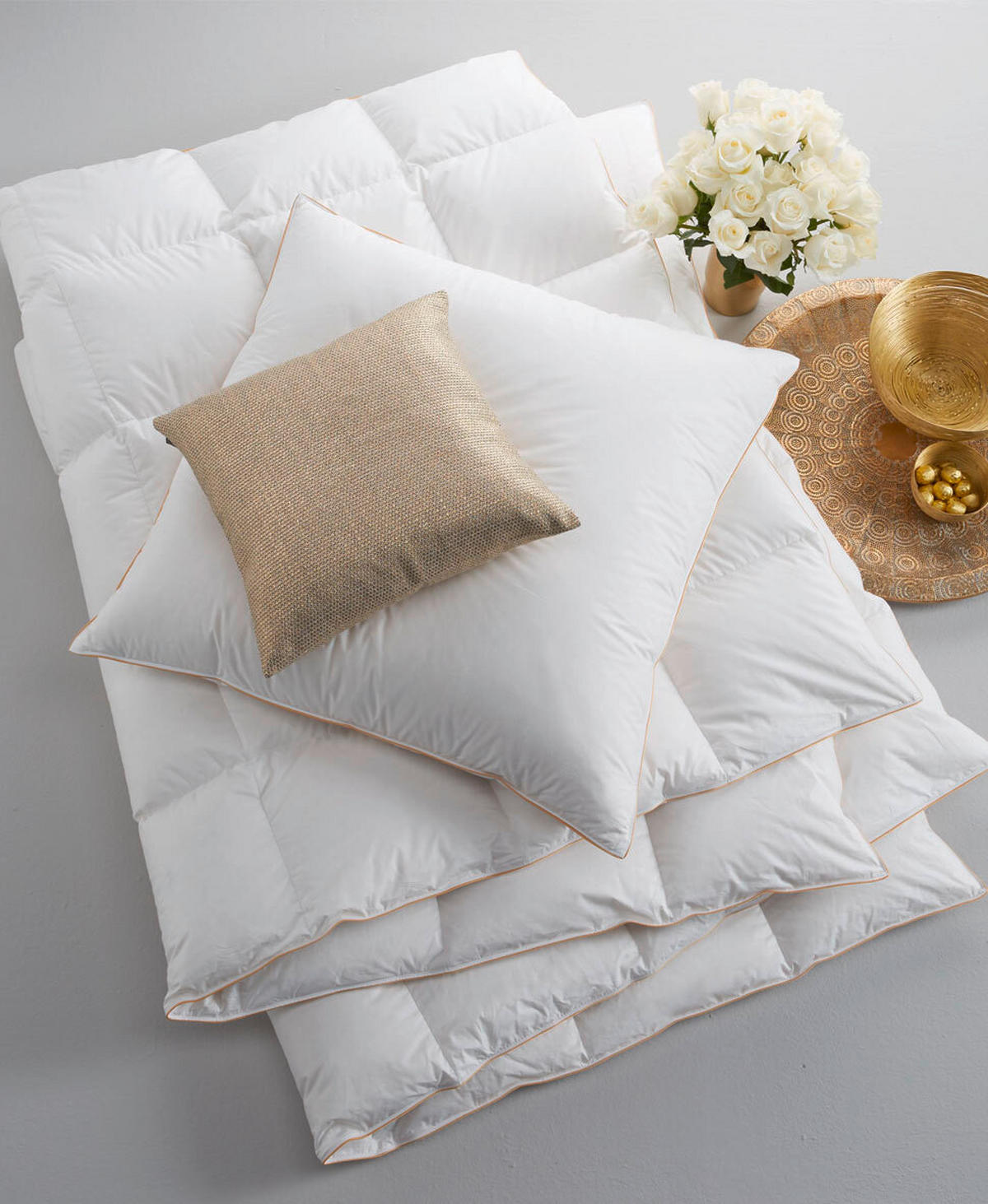 WINTERDECKE  Golden Line  135/200 cm   - Weiß, Basics, Textil (135/200cm) - Centa-Star