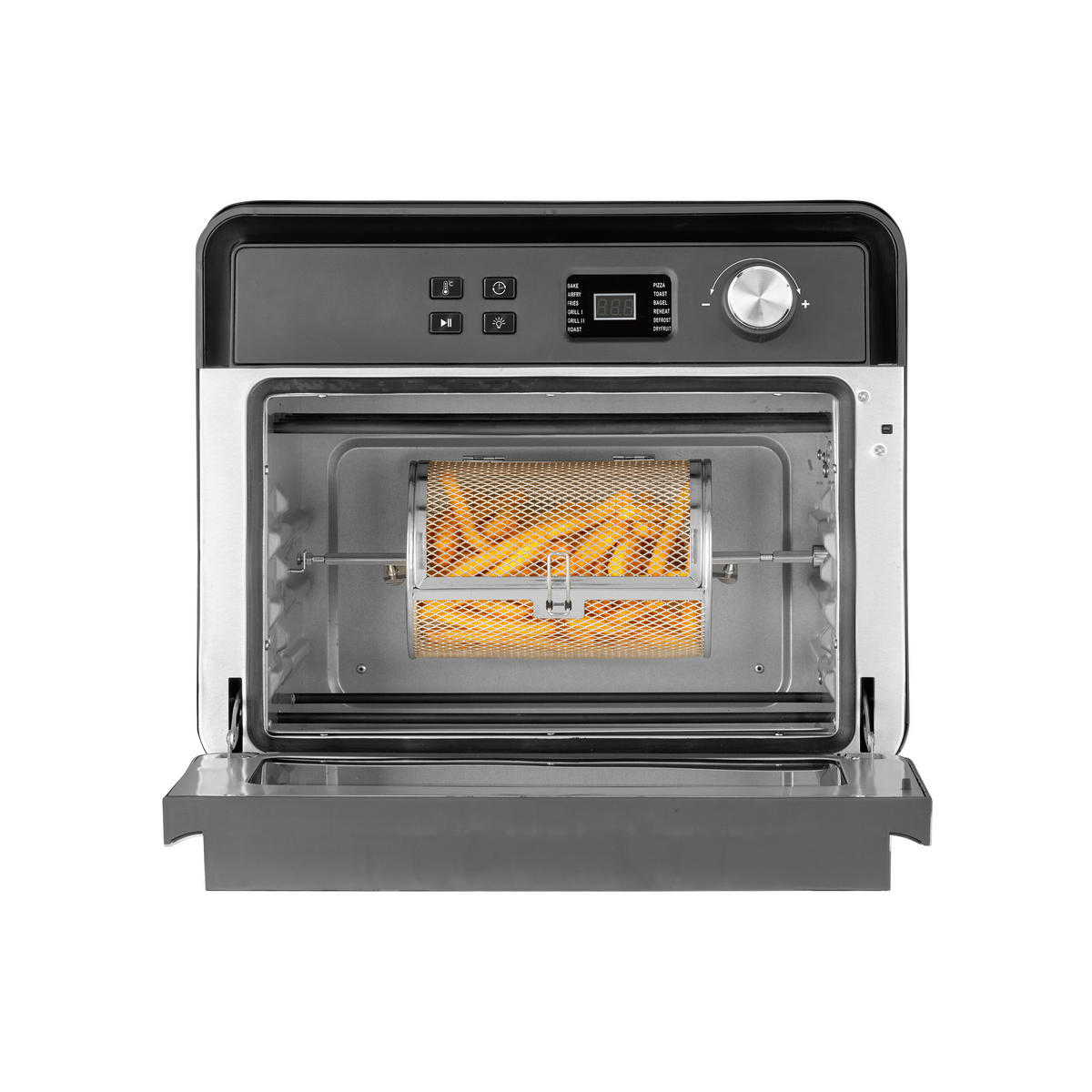 HEIßLUFTFRITTEUSE 22 L  - Schwarz, Design, Kunststoff (40,5/35/39cm) - CASO Design