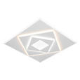 LED-DECKENLEUCHTE 47,7/47,7/6 cm   - Weiß, Basics, Kunststoff/Metall (47,7/47,7/6cm) - Novel