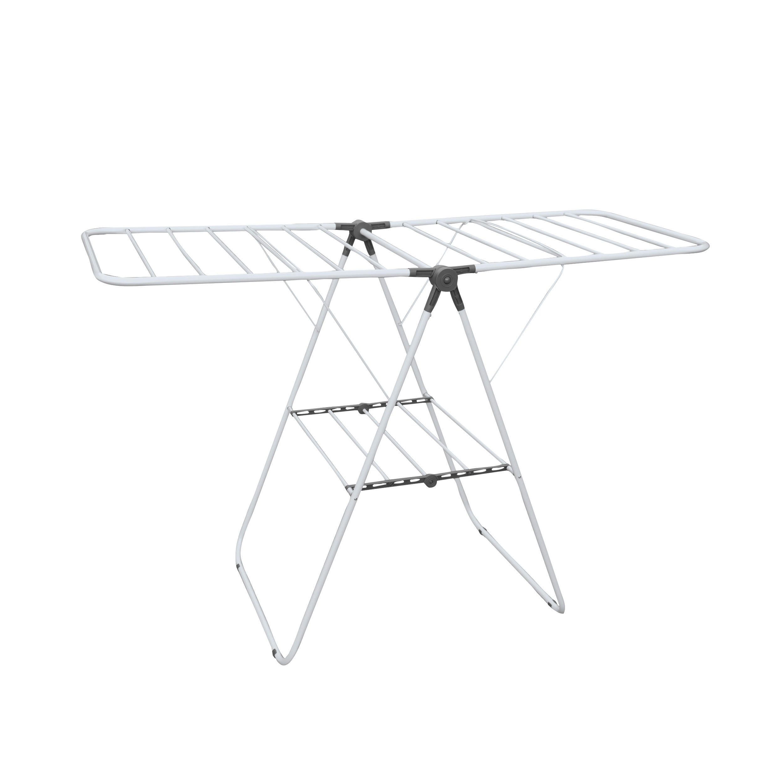 STANDTROCKNER  - Weiß, Basics, Metall (137/92/60cm) - MSV
