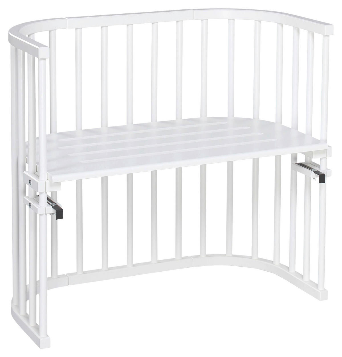 BEISTELLBETT Babybay Original   - Weiß, Basics, Holz (46/79/87cm)