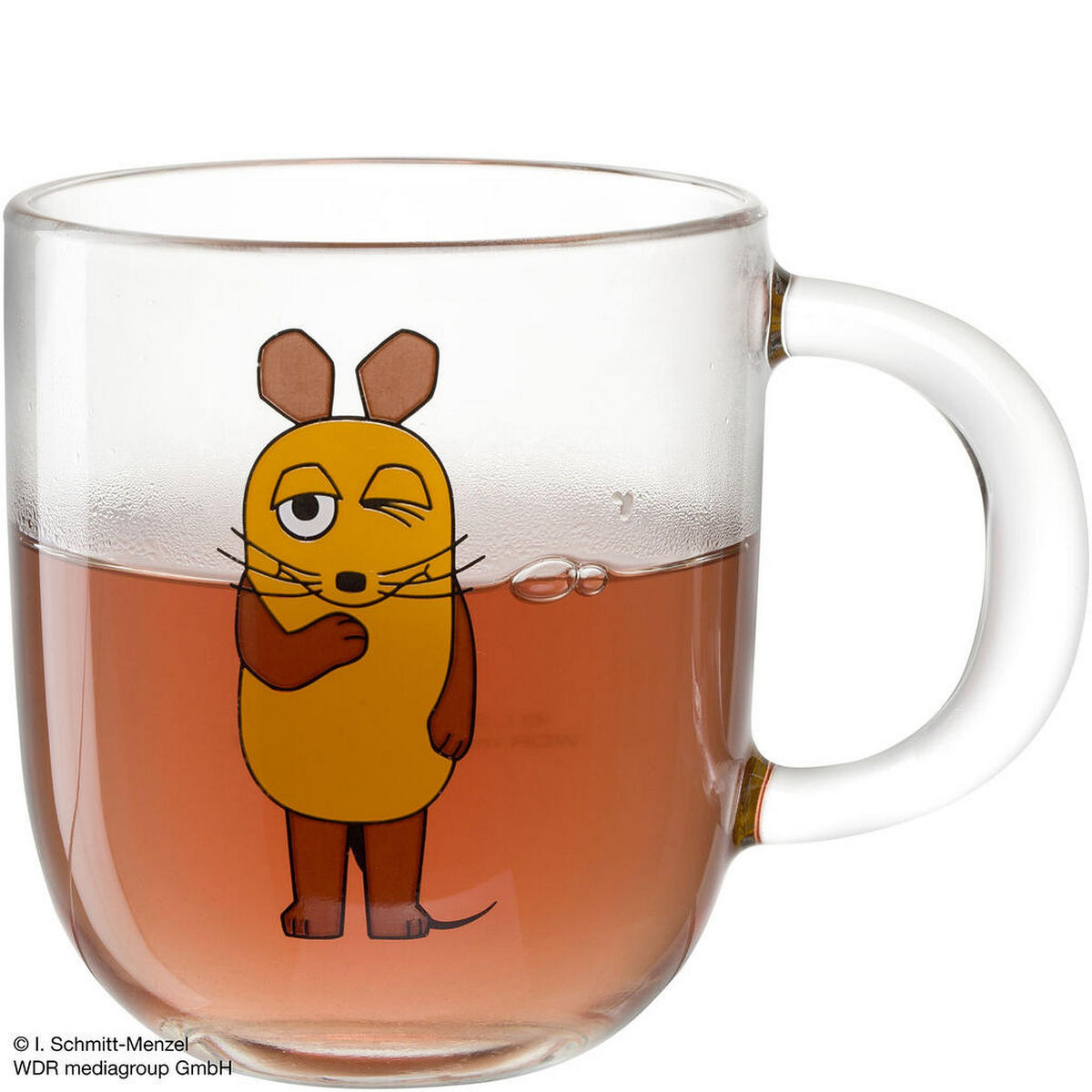 TASSE BAMBINI   400 ml  - Transparent/Cognac, KONVENTIONELL, Glas (8,7/14/15cm) - Leonardo
