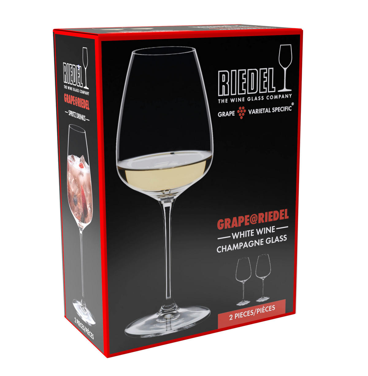 GLÄSERSET Grape 2-teilig  - Design, Glas - Riedel
