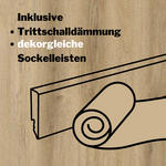 Vinylboden-Set Promo Perfect  Braun   - Braun, Basics, Kunststoff/Stein (18/0,35/122cm) - Venda
