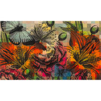 DVEŘNÍ ROHOŽKA, 70/120 cm, vícebarevná - vícebarevná, Konvenční, textil/plast (70/120cm) - Esposa