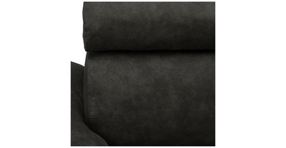 ECKSOFA in Lederlook Anthrazit  263/230 cm  - Anthrazit/Schwarz, MODERN, Kunststoff/Textil (263/230cm) - Hom`in