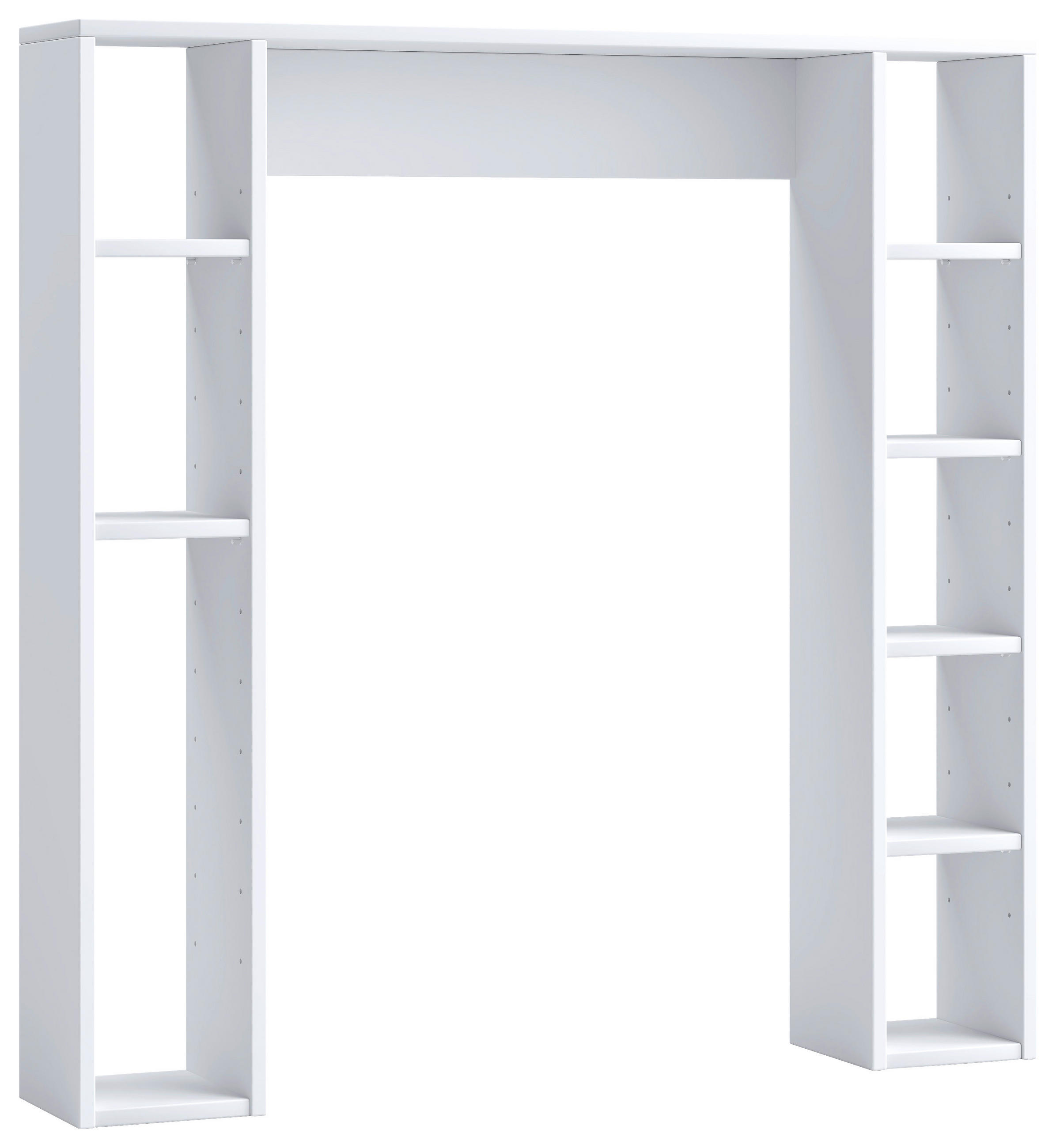 BADRUMSHYLLA 98/100/18 cm  - vit, Modern, trämaterial (98/100/18cm) - MID.YOU